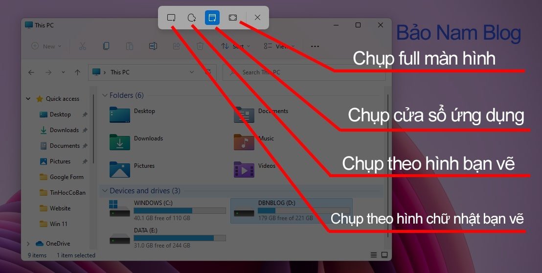 Cách chụp màn hình máy tính bằng Snipping Tool