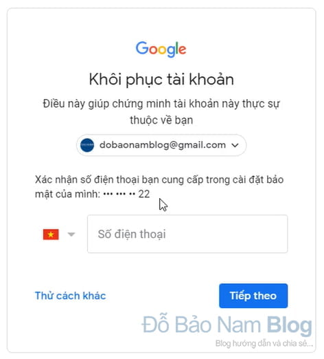 Hướng dẫn cách khôi phục tài khoản Gmail qua hình ảnh - Hình 1