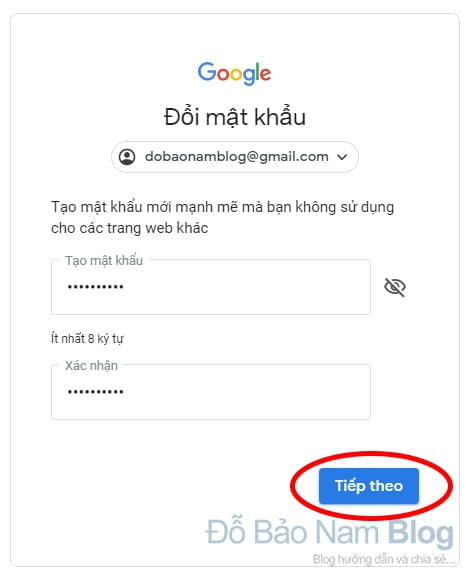 Hướng dẫn cách khôi phục tài khoản Google qua hình ảnh - Bước 10