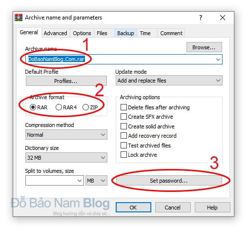 Cách nén file bằng Winrar (Bước 02)