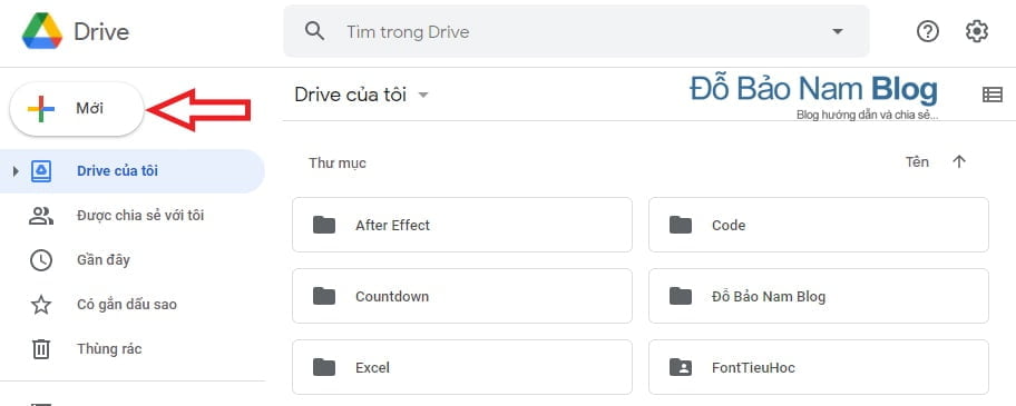 Cách tạo thư mục Google Drive trên máy tính