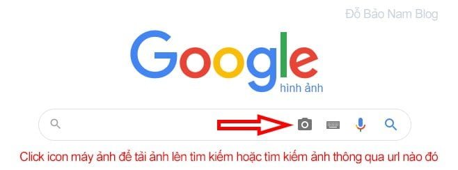 Truy cập vào trang Google tìm kiếm hình ảnh.