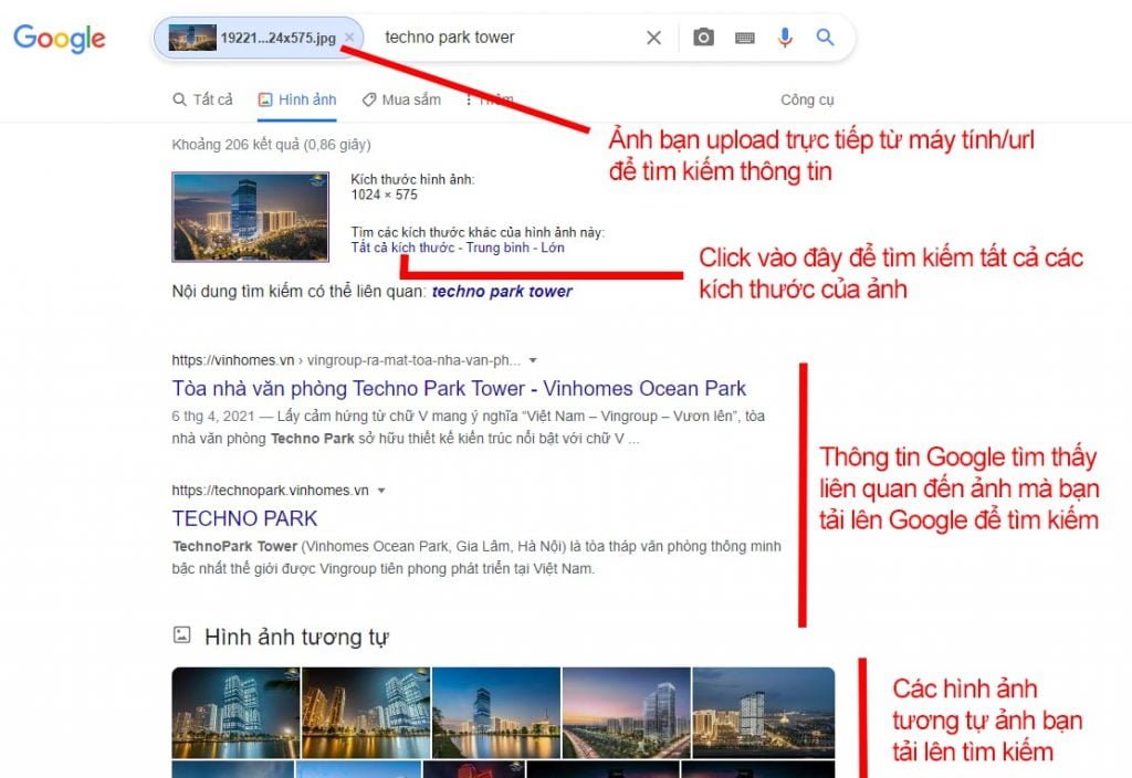 Cách tìm kiếm bằng hình ảnh trên Google chi tiết qua ảnh minh họa