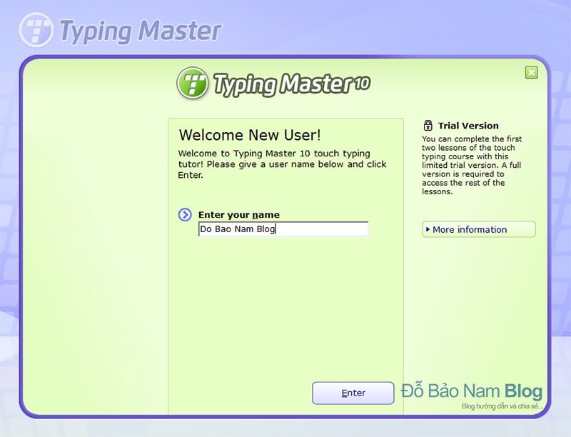 Hướng dẫn cài đặt phần mềm Typingmaster Pro - B9