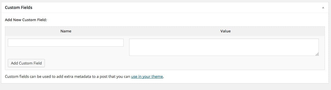 wordpress-custom-field