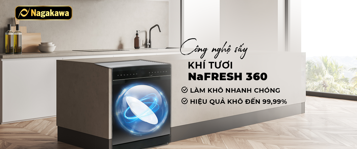 Đánh giá sản phẩm Máy rửa bát 14 bộ cao cấp Nagakawa NK13D02M